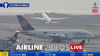 LIVE Los Angeles (LAX) Airport Plane Spotting