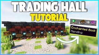 Minecraft Trading Hall Tutorial (Any Book For 1 Emerald) 1.20+