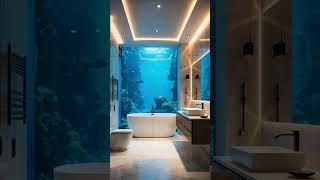 These Aquarium Home Designs Look Absolutely Amazing #aquarium #interiordesign #homedecor #washroom