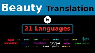 BEAUTY Translation in 21 Languages