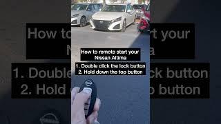 Remote Starting Your Nissan #Nissan #pawleysisland