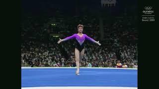 Elena Shushunova FX Perfect 10 All Around - 1988 Olympics