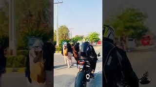 Girls reaction on H2R sound  #girlsreactions #h2rsound #ninjah2r #viral #superbike