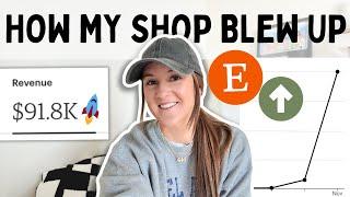 How I Scaled a New Etsy Shop to $91,894.12 in 3 Months