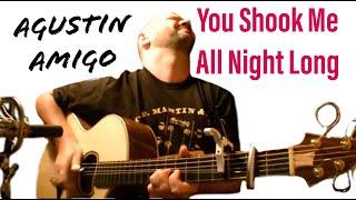 Agustin Amigo - "You shook me all night long" (AC/DC) - Solo Acoustic Guitar