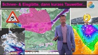 Achtung, Satire & dann Wetterbericht: Mittelfrist, interessante Optionen, Glätte & kurzes Tauwetter.