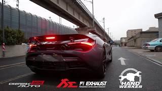 McLaren 720S X Fi EXHAUST Valvetronic Sound