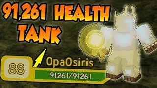 91,261 HEALTH *BEST* TANK LOADOUT!!! - ️Roblox Dungeon Quest