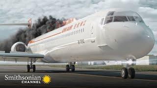 Fire Aboard a Landed Plane Leads to a Passenger Stampede  Air Disasters | Smithsonian Channel