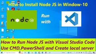 How to Install Node.js  version 18.16.0  on Window 10 #nodejs