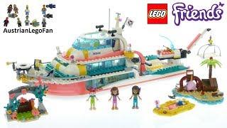 Lego Friends 41381 Rescue Mission Boat Speed Build