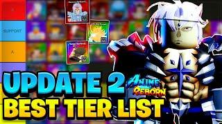 The BEST Update 2 TIER LIST! In Anime Reborn (Best Units & Meta)