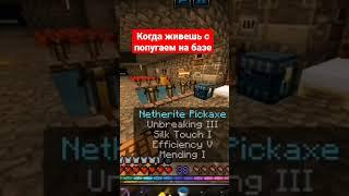 Мой тик ток: @p4olabav #майнкрафт #minecraft #tiktok  #прикол #юмор #попугаи