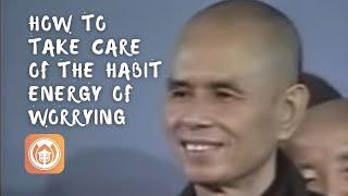 How to Take Care of the Habit Energy of Worrying | Thich Nhat Hanh (short teaching video)