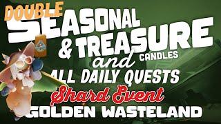 Double Season & Treasure Candles and Daily Quests | Golden Wasteland | SkyCotl | NoobMode