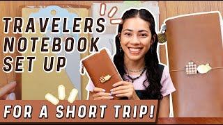 Ashley’s Traveler’s Notebook Setup for a Short Trip!