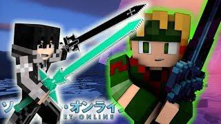 BECOMING A CITY GUARD! | Sword Art Online | EP 3 (Minecraft Sword Art Online Server)