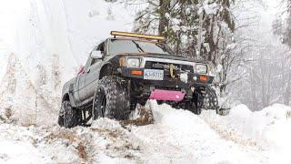 Snow Day Showdown LS V8 Swapped Toyota Takes On Winter!