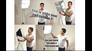 DIY Softbox Light (very cheap) - How to make your own Softbox