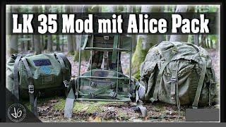 Rucksack LK35 Modifikation mit US Alice Pack | LK35 Hospital Umbau | Schwedischer Armee Rucksack