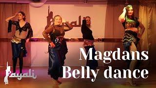 Belly dance with Tina and Agnes' students at Layali, Sweden 2020 (Aida Noor choreo)