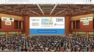 A quick Preview of India EduFuture Summit 2020 by CSRBOX