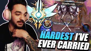 Hardest I've EVER Carried in Conquest? - Grandmasters Conquest - Smite