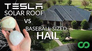 Tesla Solar Roof vs Hail Storm in Texas