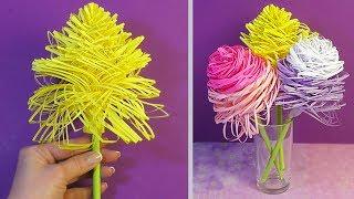 AWESOME FLOWER PAPER WITHOUT GLUE!