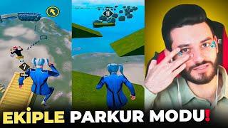 GÜLMEKDEN AĞLADIM!!  1 SAATLIQ PARKURDA REKORD QIRDIM!! | PUBG MOBILE