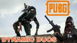 PUBG MOBILE; DYNAMIC DUO FUN; ACTION PACKED