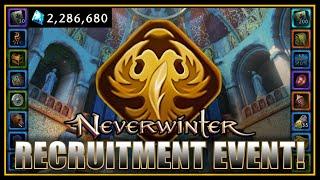 Make the Most of Neverember's Recruitment Event! (free rewards) Creating Alts! - Neverwinter M29