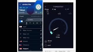 【Windscribe VPN】Review Japan Speed Test ️️️️