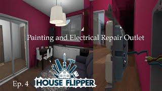 Painting and Electrical Repair Outlet House Flipper - Ep. 4