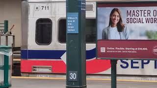 SEPTA Regional Rail Action at 30 St