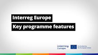 Interreg Europe: Key programme features