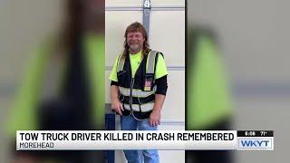 Tow truck driver killed in crash remembered