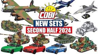 New COBI sets for second half of 2024 - Japan Tank, Italian planes, F-16, Alfa Romeo #cobi #bricks