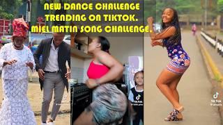 NEW DANCE CHALLENGE TRENDING ON TIKTOK. MIEL MATIN SONG CHALLENGE. PART1.  Jabidii ft Ayuni Nyapolo.