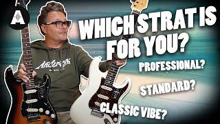 Which Stratocaster Should You Buy? - Full Squier & Fender Range Deep Dive!