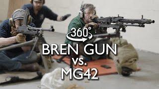 BREN GUN vs. MG42 | 360 VR | #VickersMG