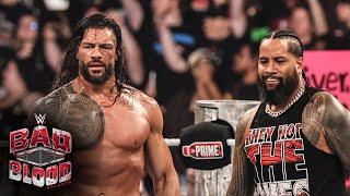 Jimmy Uso returns to help Roman Reigns take out The Bloodline: Bad Blood 2024 highlights