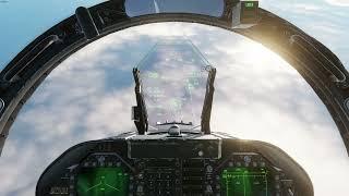 DCS World - Dogfight - F/A18c vs SU27 (rookie a.i.)