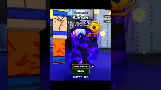 SO I SPUN OFF KAISER... #bluelock #roblox #football #gaming #kaiser #life #real #shorts #rip