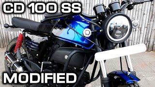 Hero Honda CD 100 SS Modifications | CD100 SS Modified | CD100 ss modification