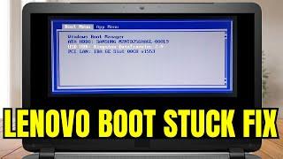 How To Fix Lenovo Stuck At Boot Menu || App Menu || Fix Laptop Not Booting