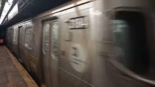 MTA NYC Subway: IND Fulton St Line: 168 St Bound Bombardier R179 (C) Local Train @ Nostrand Av