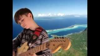 Вова Черноклинов /Vladimir Сhernoklinov (11 y.o.) ПАМЯТИ Gary Moore "The Loner"