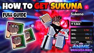 HOW TO GET SUKUNA AND SUKUNA SHOWCASE in ANIME VANGUARDS | ROBLOX