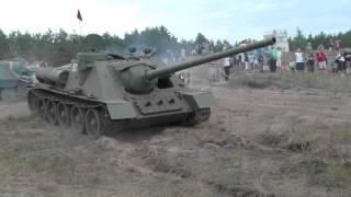 The SU- 100  Soviet/Czech self-propelled gun